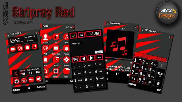 Stripray Red theme